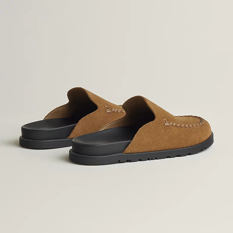 Mules Hermes - Johan - Marron