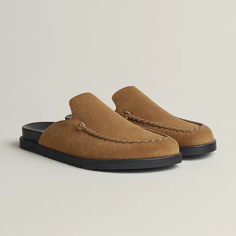Mules Hermes - Johan - Marron