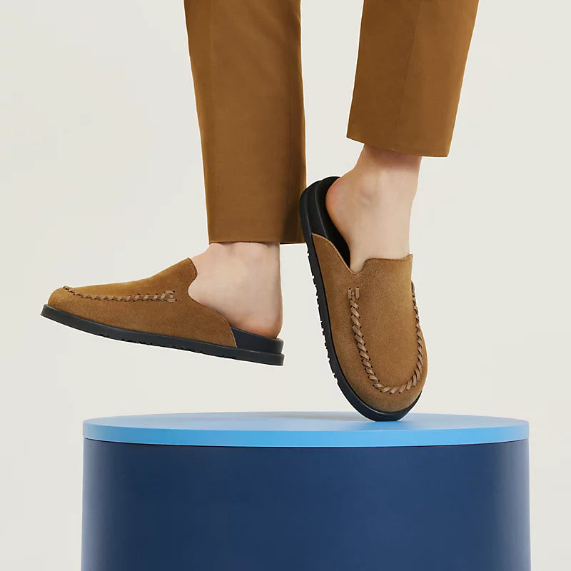 Mules Hermes - Johan - Marron