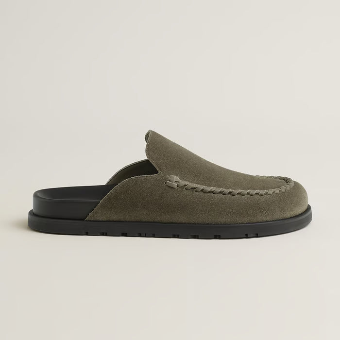 Mules Hermes - Johan - Étoupe