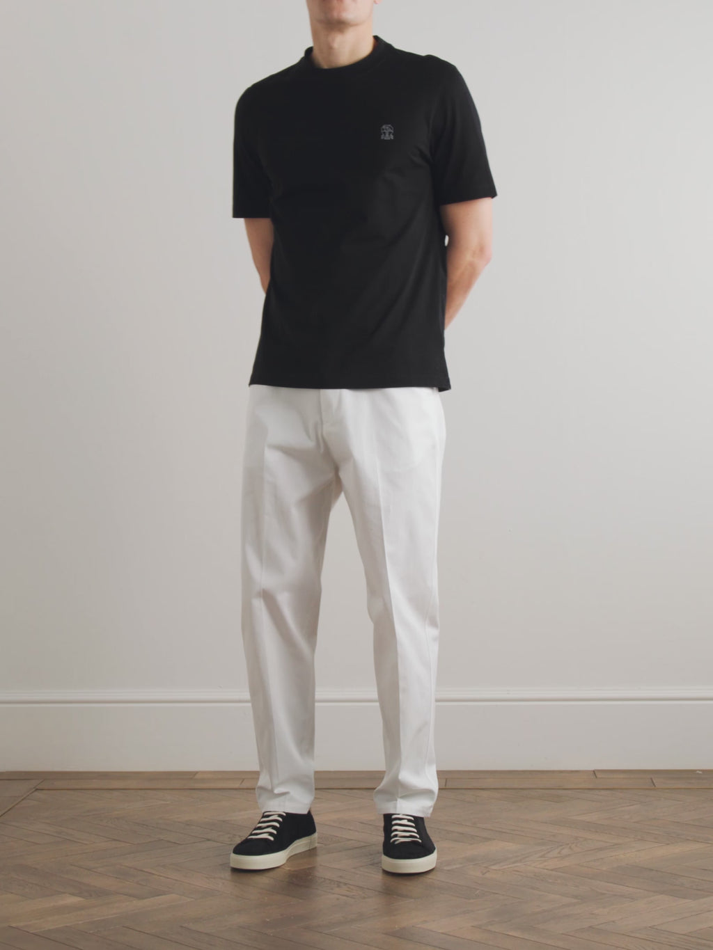 T-Shirt Brunello Cucinelli - Coton - Noir
