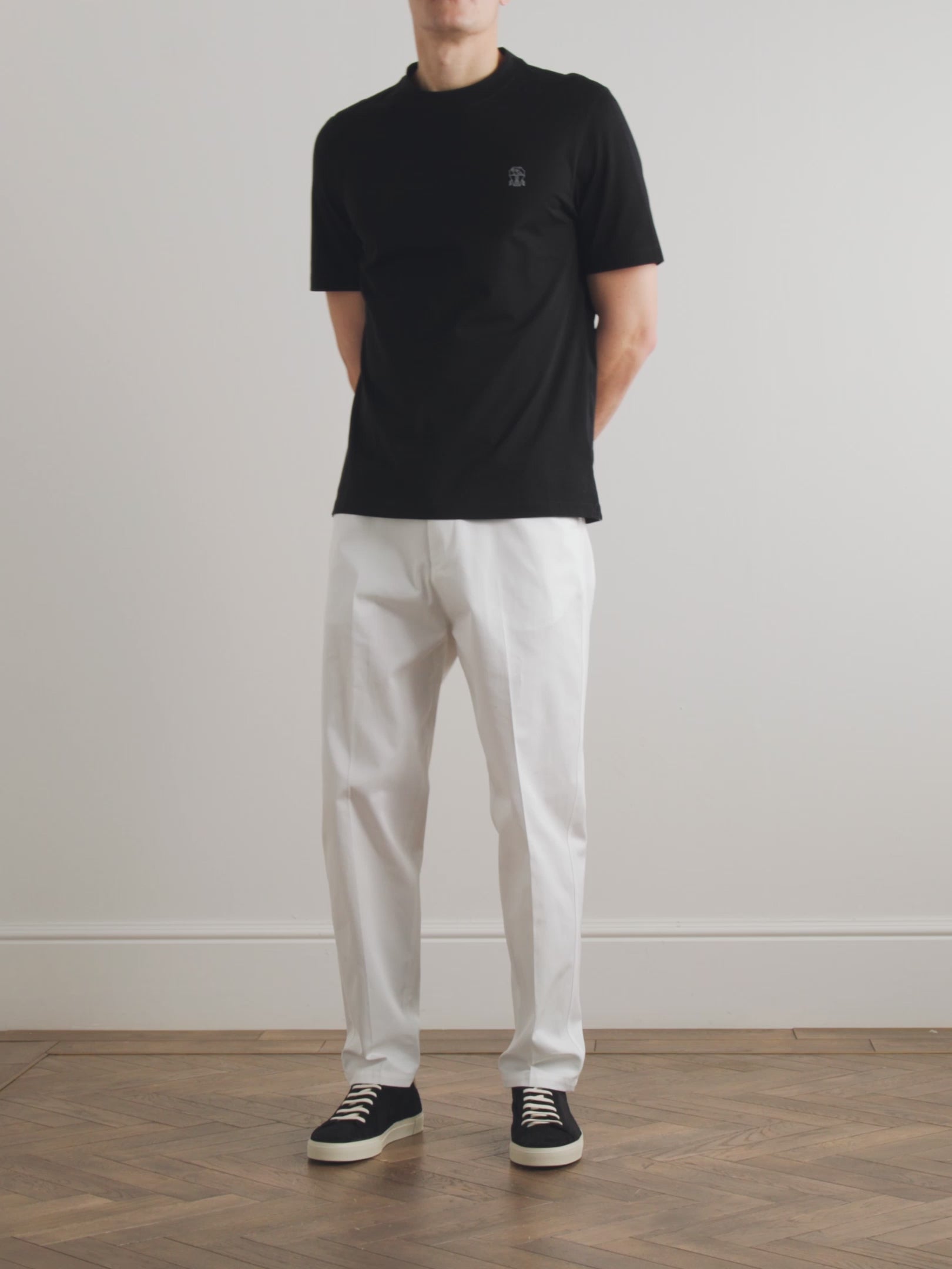 T-Shirt Brunello Cucinelli - Coton - Noir