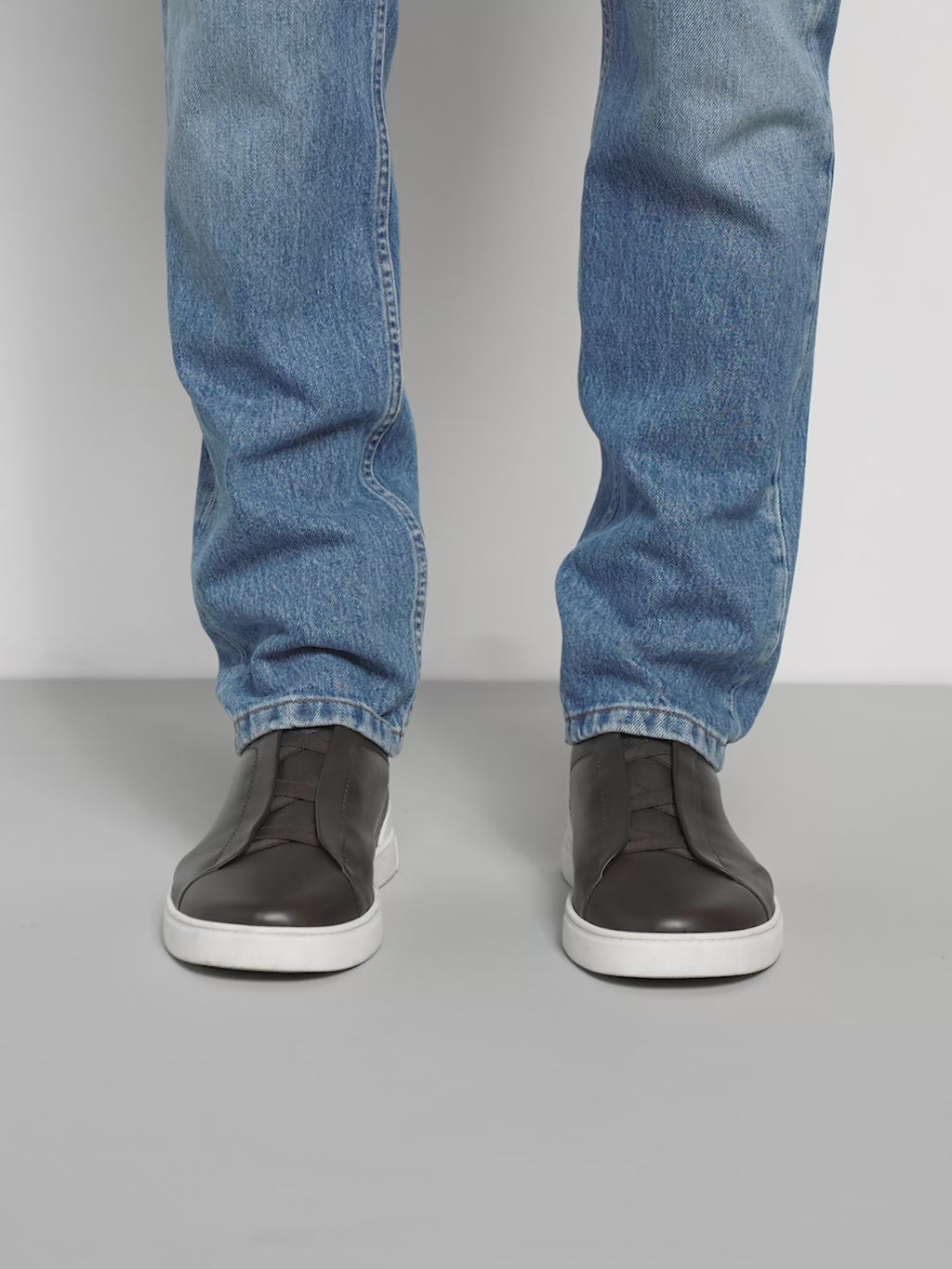 Espadrilles Zegna - - Triple Stitch™ SECONDSKIN - Marron Foncé