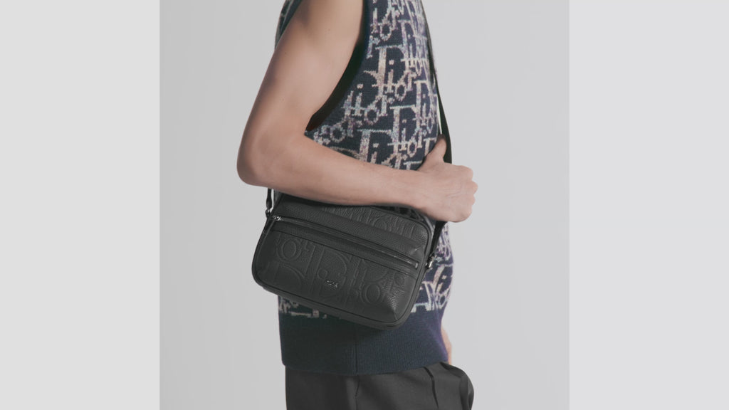 Sacoche Dior - Messenger zippé Rider 2.0 - Noir