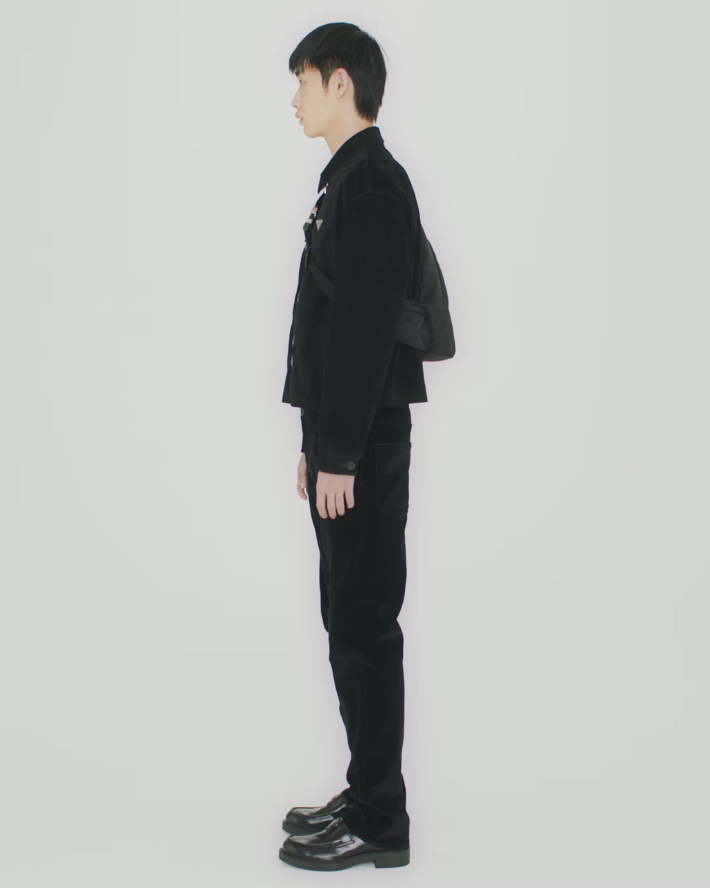 Mocassin Prada - Cuir Brossé - Noir