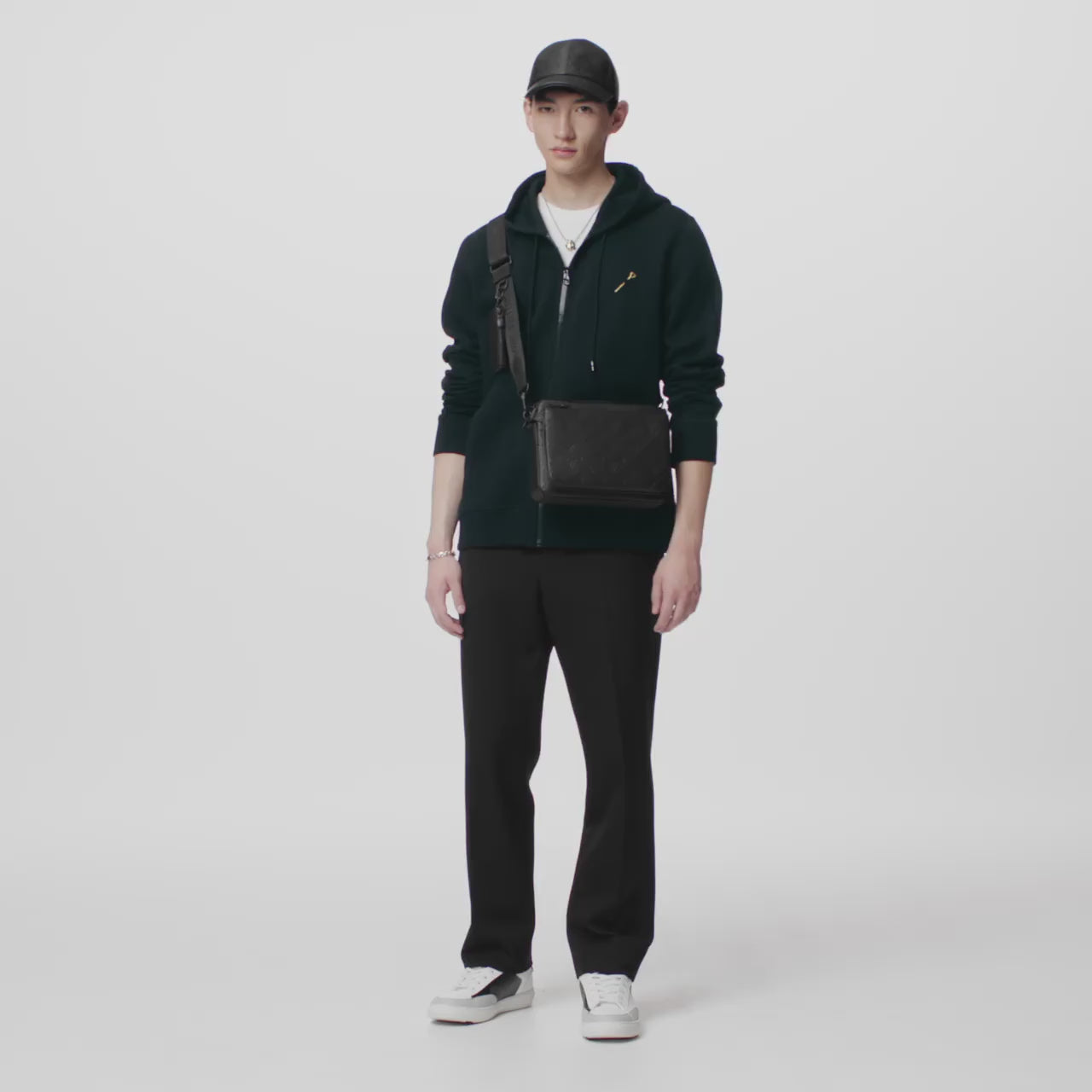 Sacoche Louis Vuitton - Trio Messenger - Noir