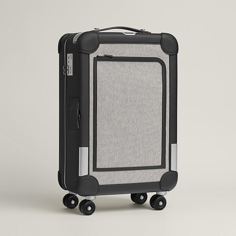 Valise Hermès - R.M.S Cargo Cabin - Ecru/Noir