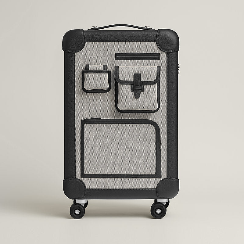 Valise Hermès - R.M.S Cargo Cabin - Ecru/Noir