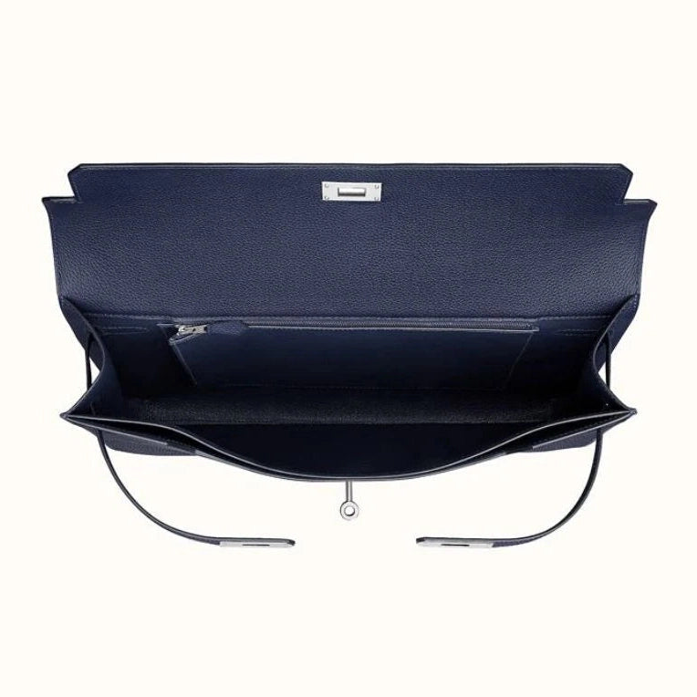 Porte-documents Hermes - Depeche 36 - Bleu Marine