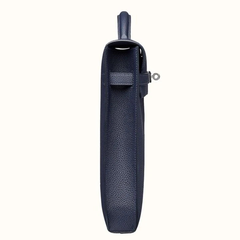 Porte-documents Hermes - Depeche 36 - Bleu Marine