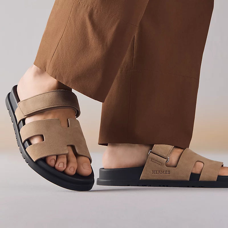 Sandales Hermes - Chypre - Beige Sable