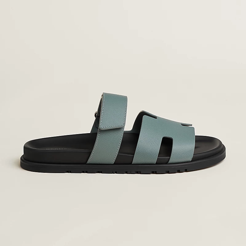 Sandales Hermes - Chypre - Bleu Tonnerre