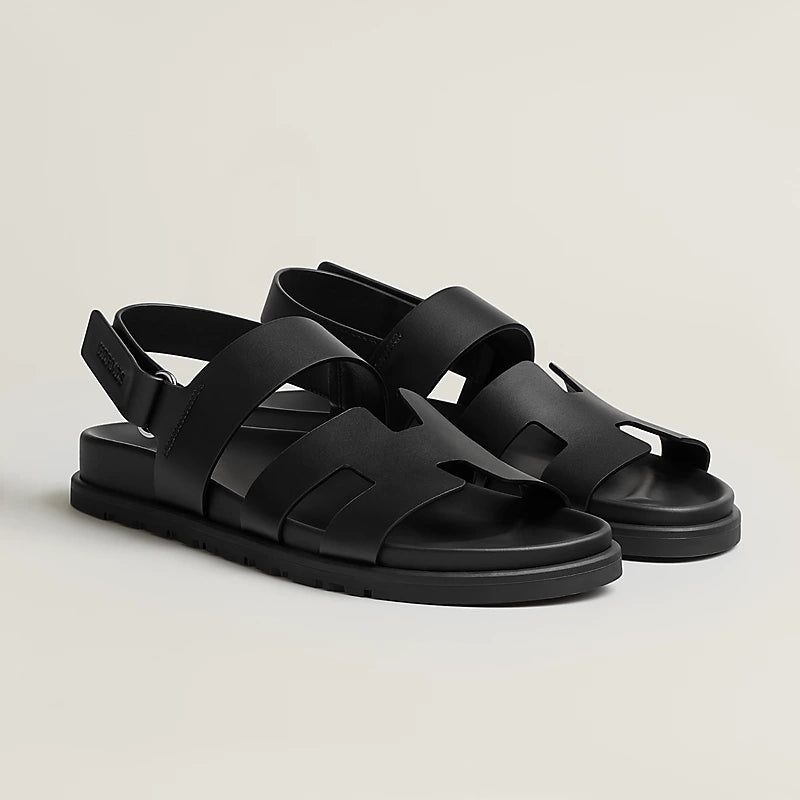 Sandales Hermes - Genius - Noir