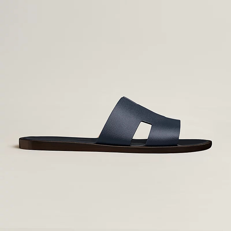 Sandales Hermes - Izmir - Bleu Marine