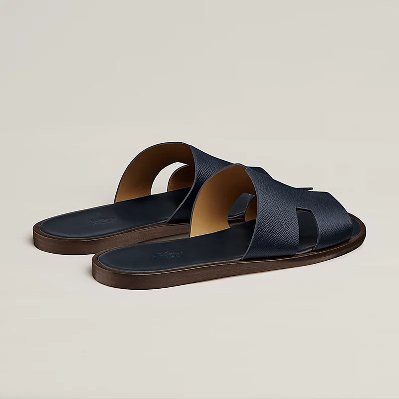 Sandales Hermes - Izmir - Bleu Marine