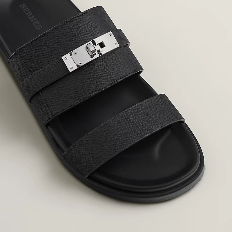 Sandales Hermes - Jackson - Noir
