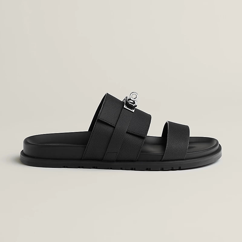 Sandales Hermes - Jackson - Noir