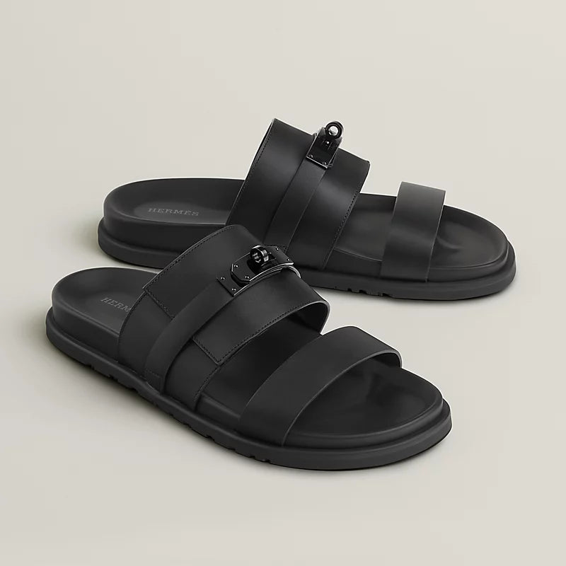 Sandales Hermes - Jackson - Full Noir
