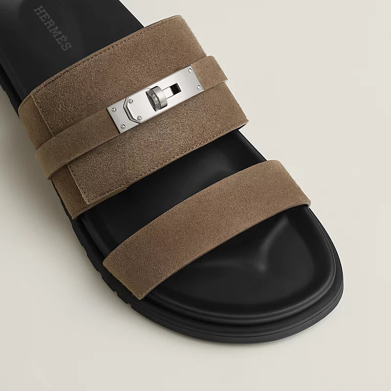Sandales Hermes - Jackson - Étoupe