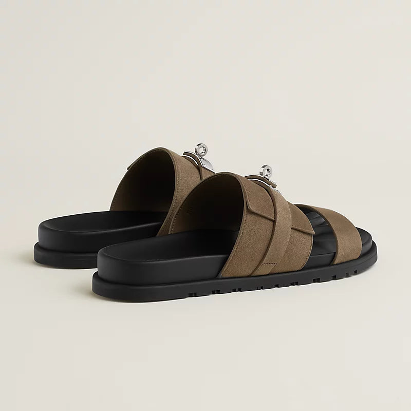 Sandales Hermes - Jackson - Étoupe