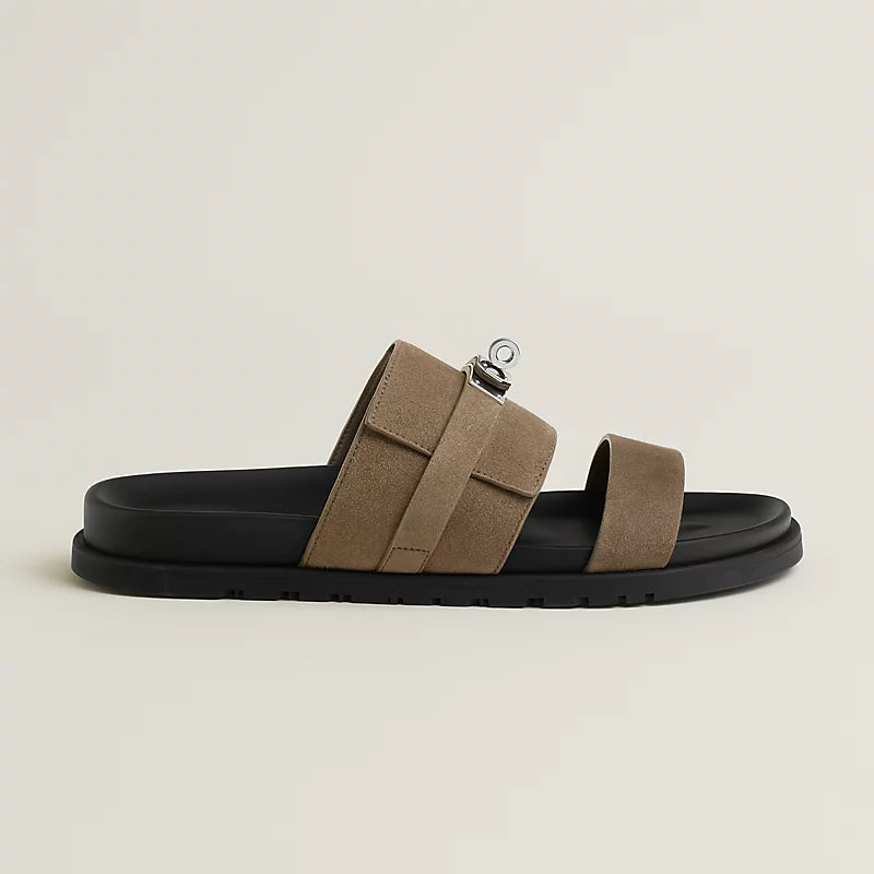 Sandales Hermes - Jackson - Étoupe