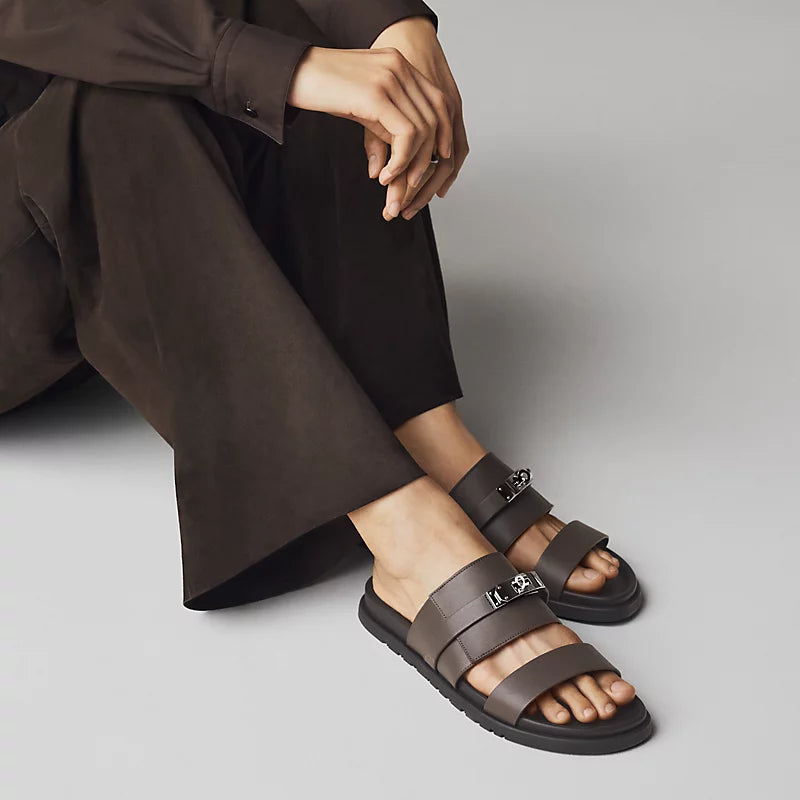 Sandales Hermes - Jackson - Écorce