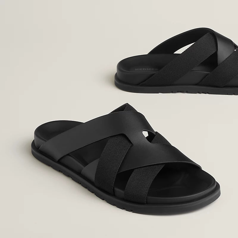 Sandales Hermes - Kazimir - Noir