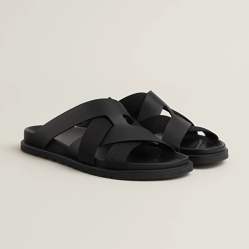 Sandales Hermes - Kazimir - Noir