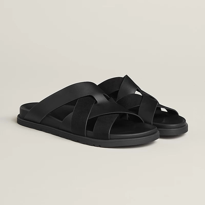 Sandales Hermes - Kazimir - Noir
