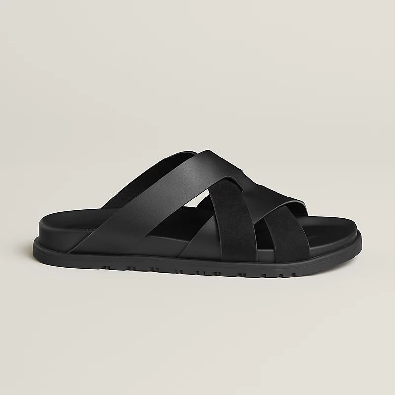 Sandales Hermes - Kazimir - Noir