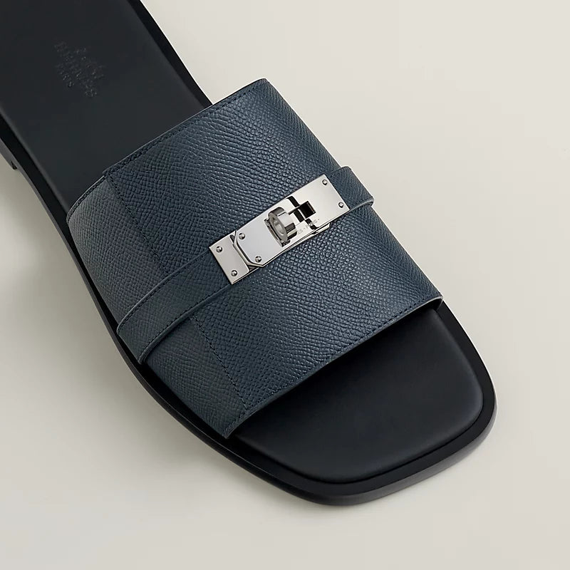 Sandales Hermes - Gabriel - Bleu Marine