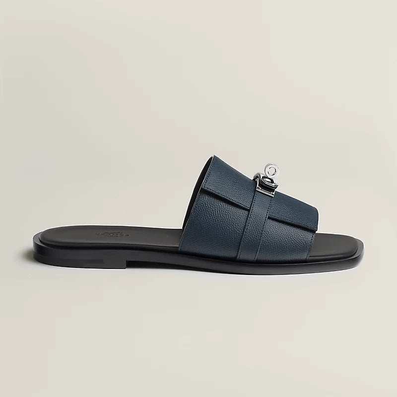 Sandales Hermes - Gabriel - Bleu Marine