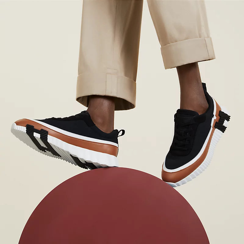 Espadrilles Hermes - Bouncing - Noir/Marron