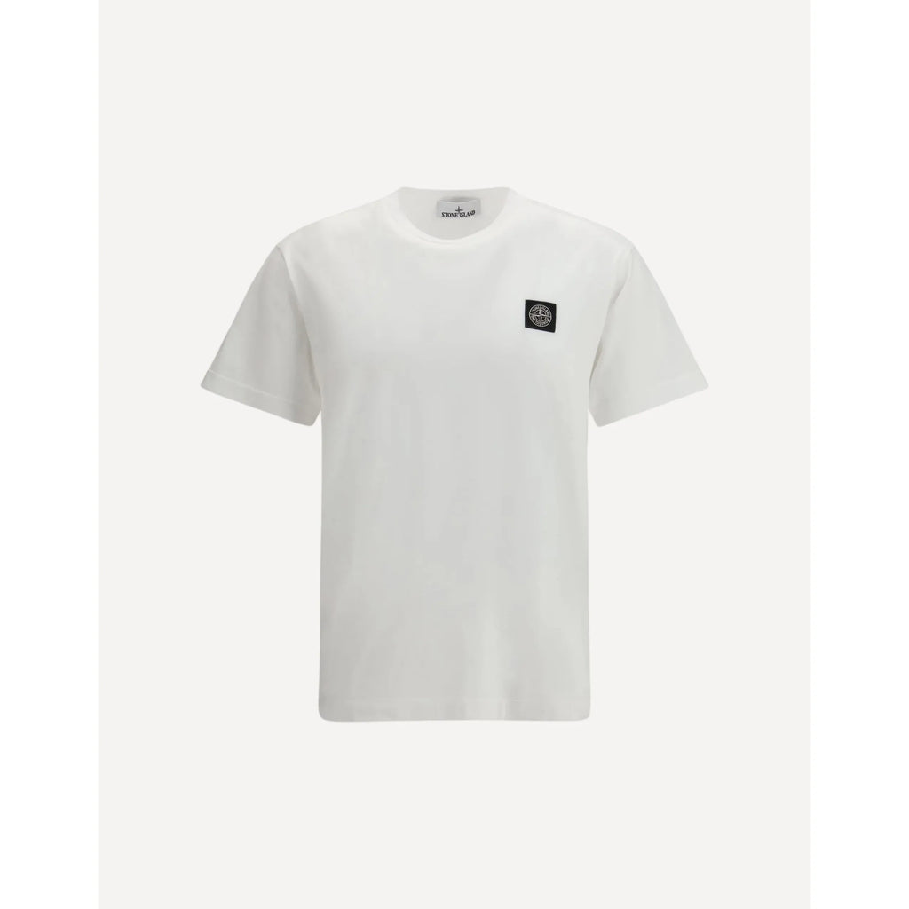 T-Shirt Stone Island - À patch logo - Blanc
