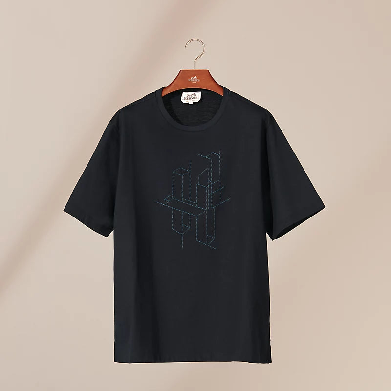 T-Shirt Hermès - H 3D" embroidery