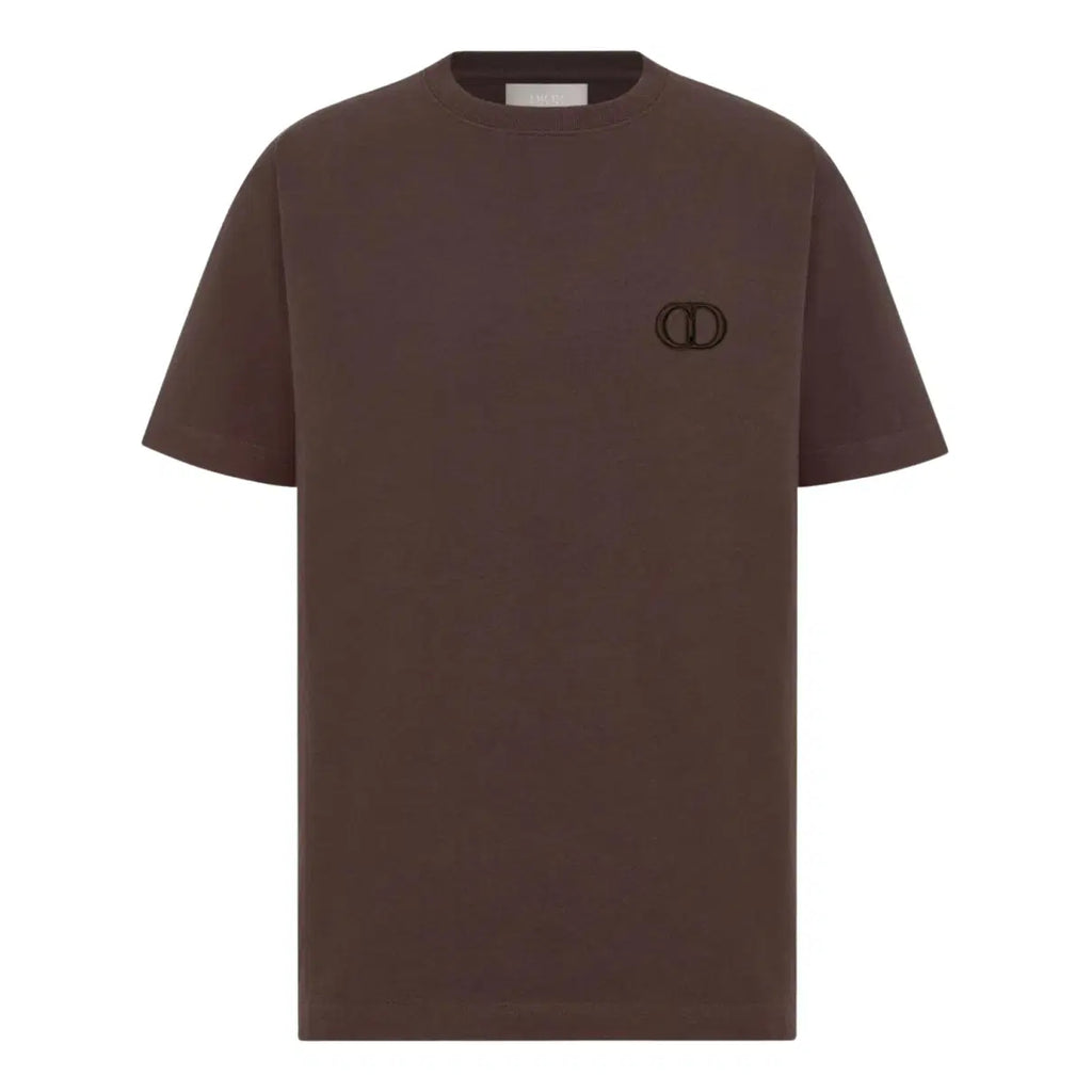T-Shirt Christian Dior - CD Icon - Coupe Regular - Marron
