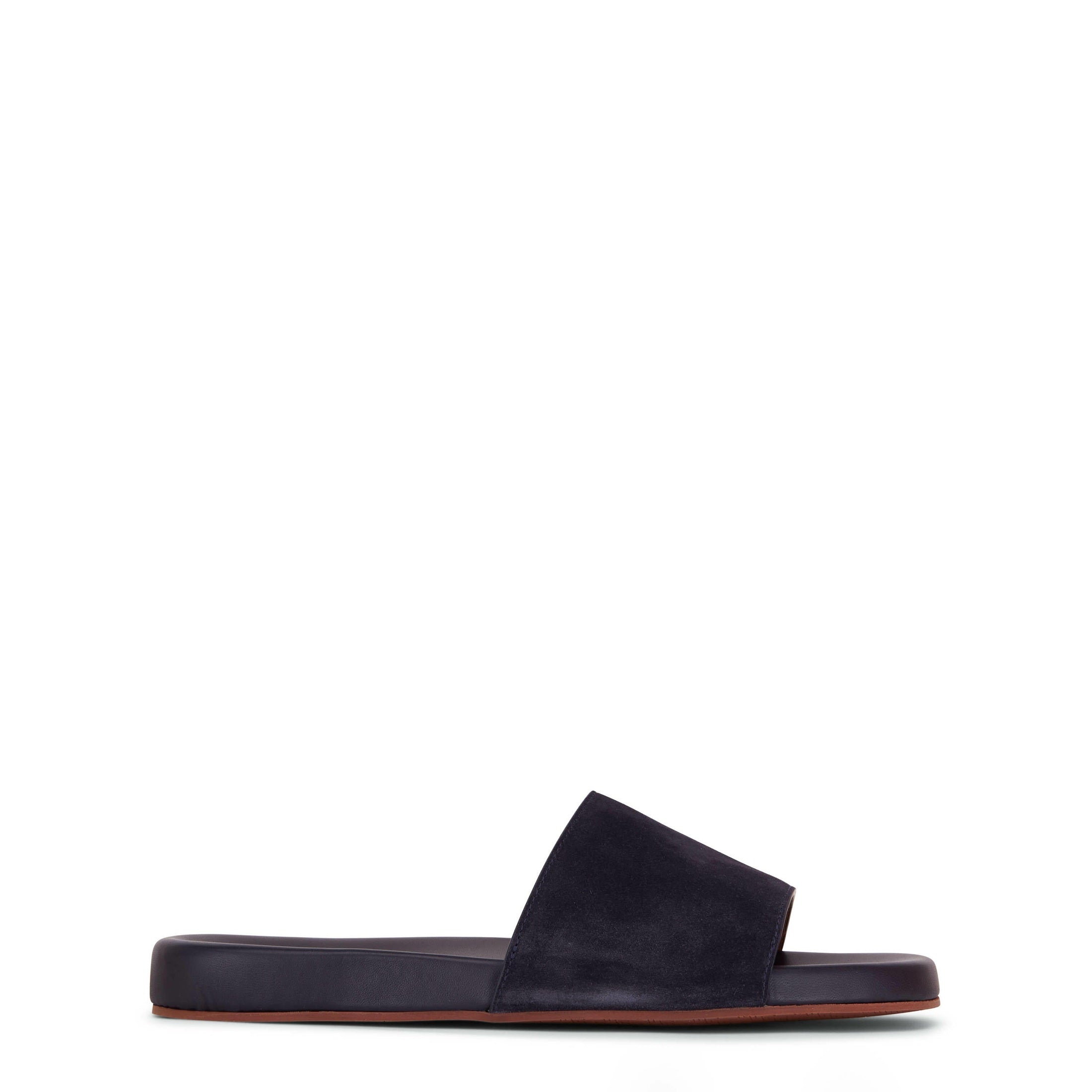 Sandales Loro Piana - Suede - Bleu Marine
