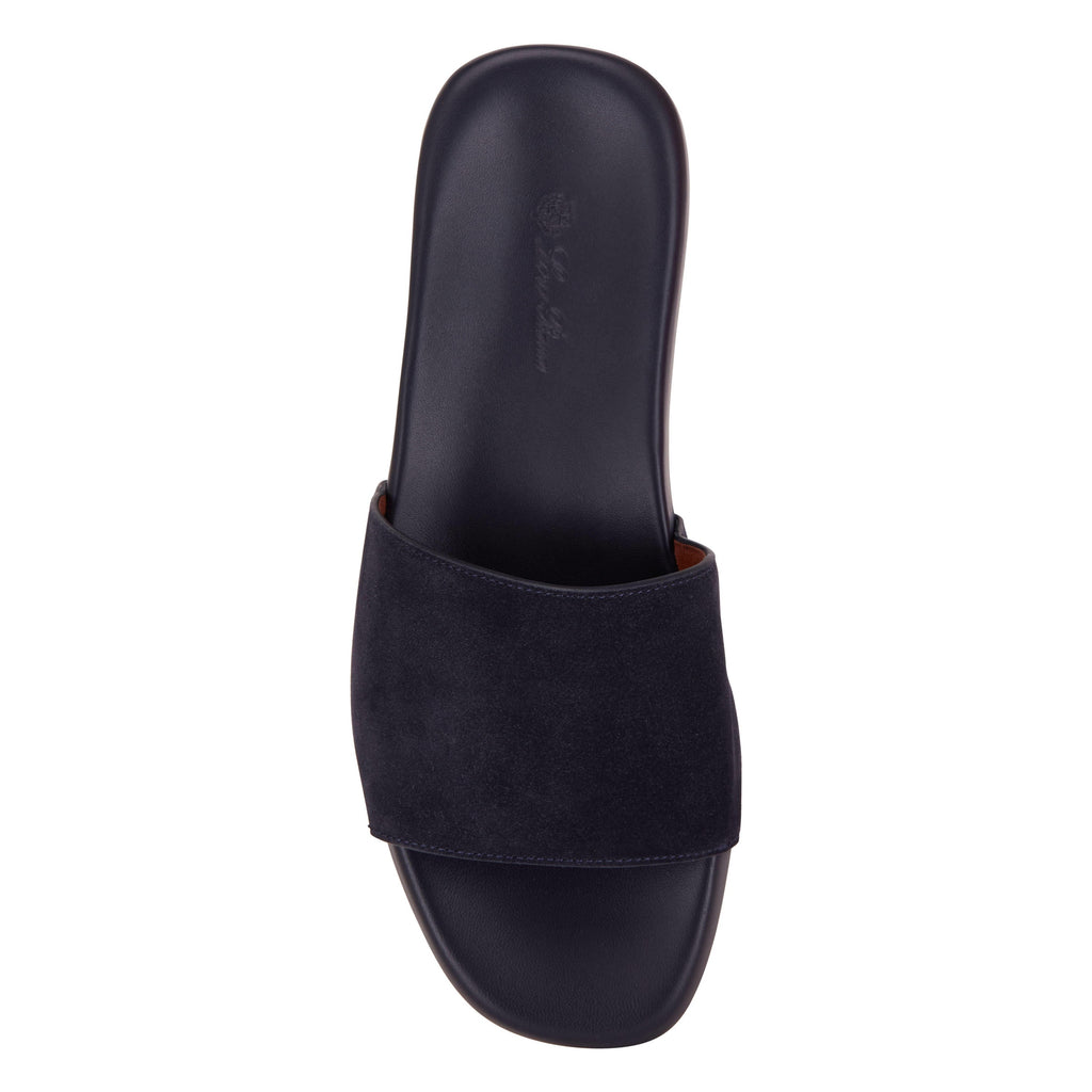 Sandales Loro Piana - Suede - Bleu Marine