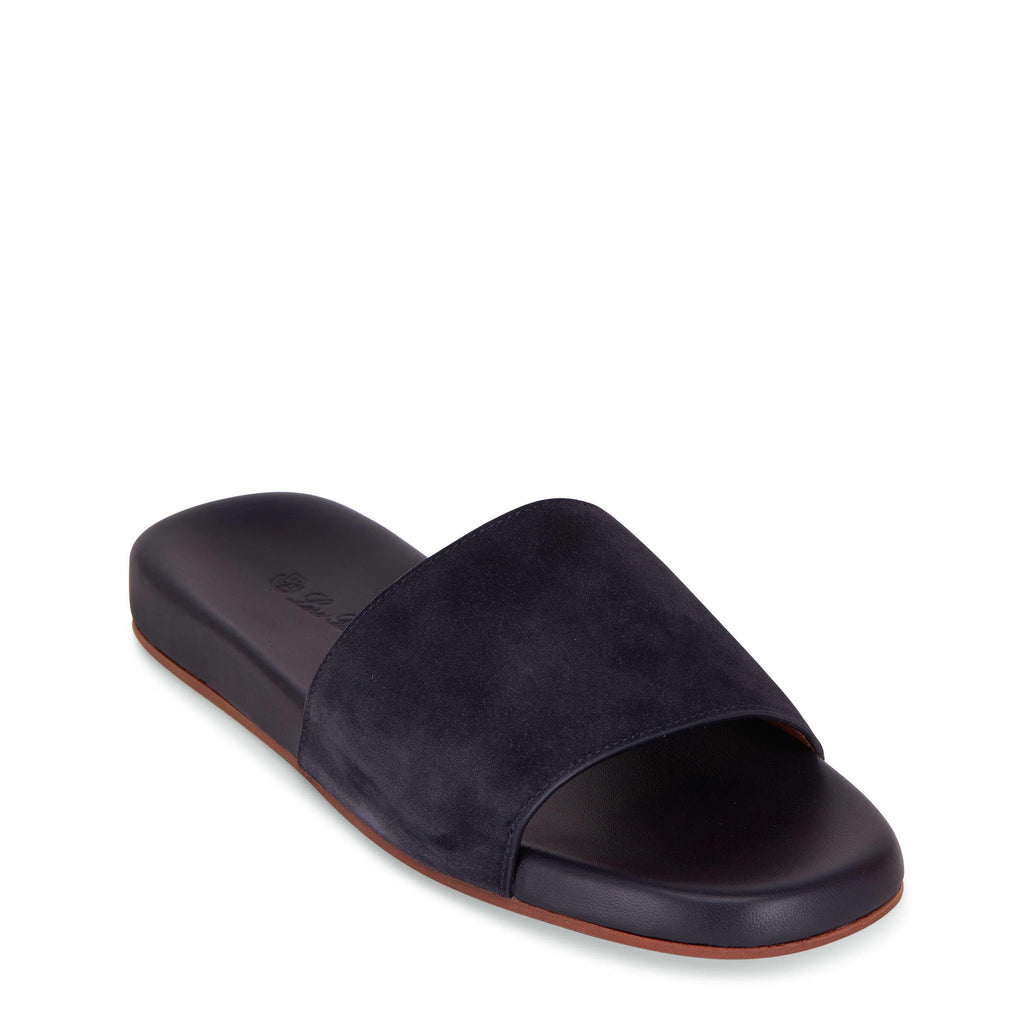 Sandales Loro Piana - Suede - Bleu Marine