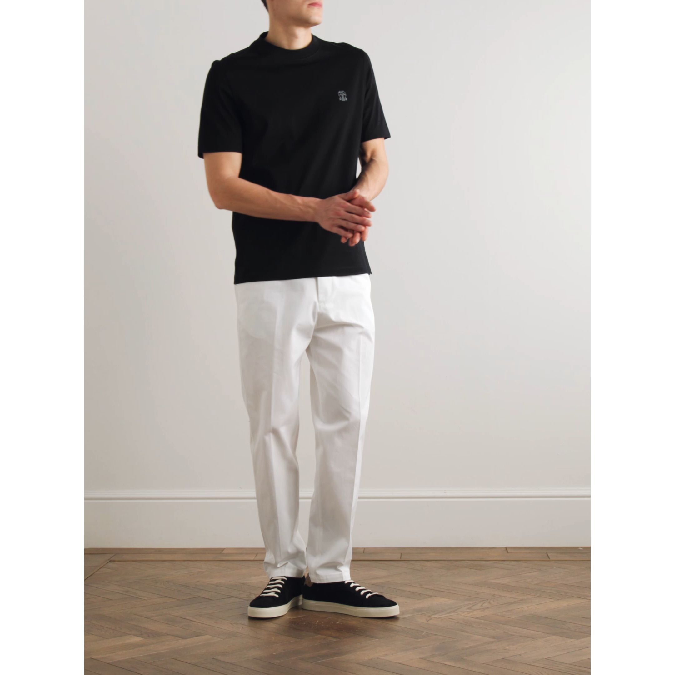 T-Shirt Brunello Cucinelli - Coton - Noir