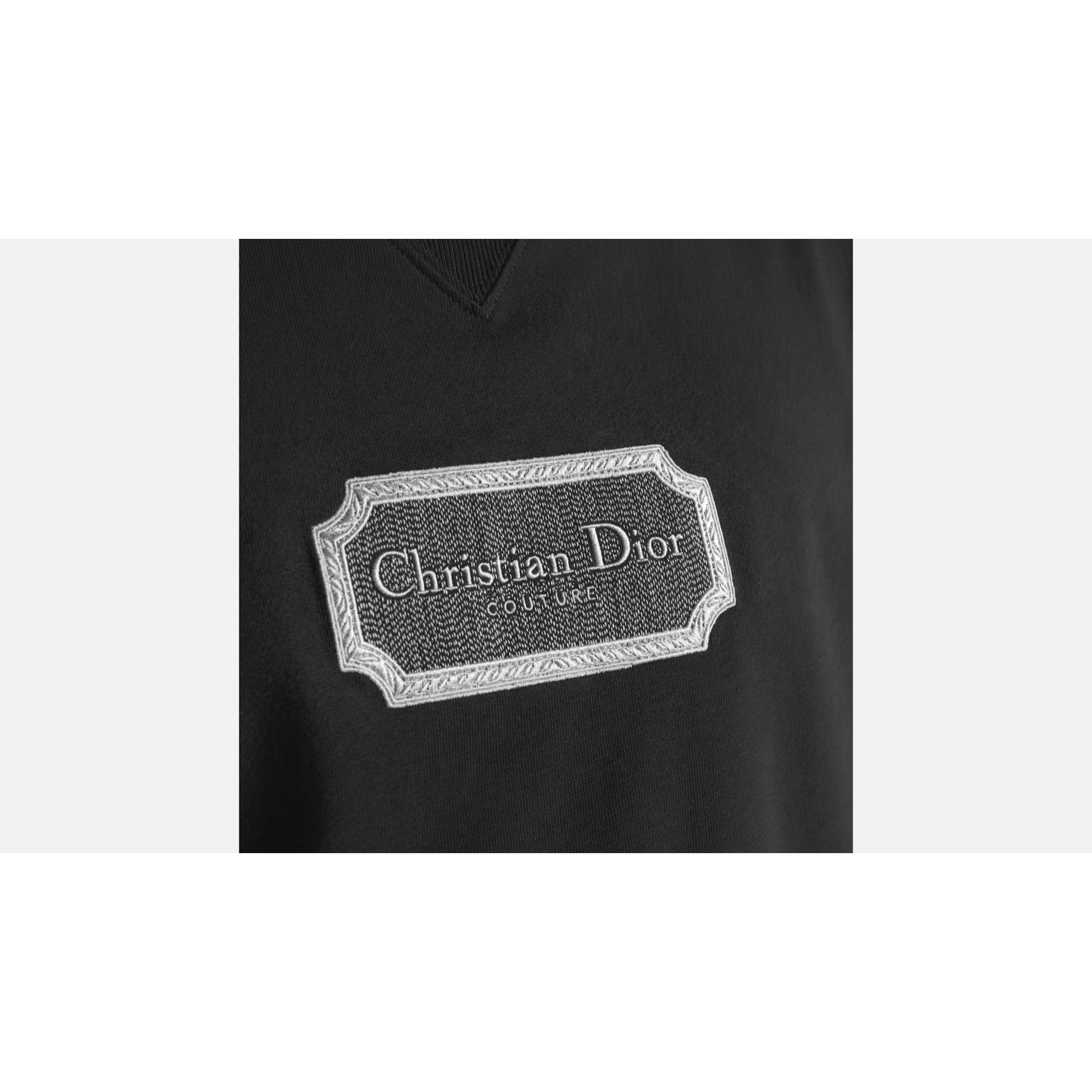 T-Shirt Christian Dior - Couture - Coupe Relax - Noir