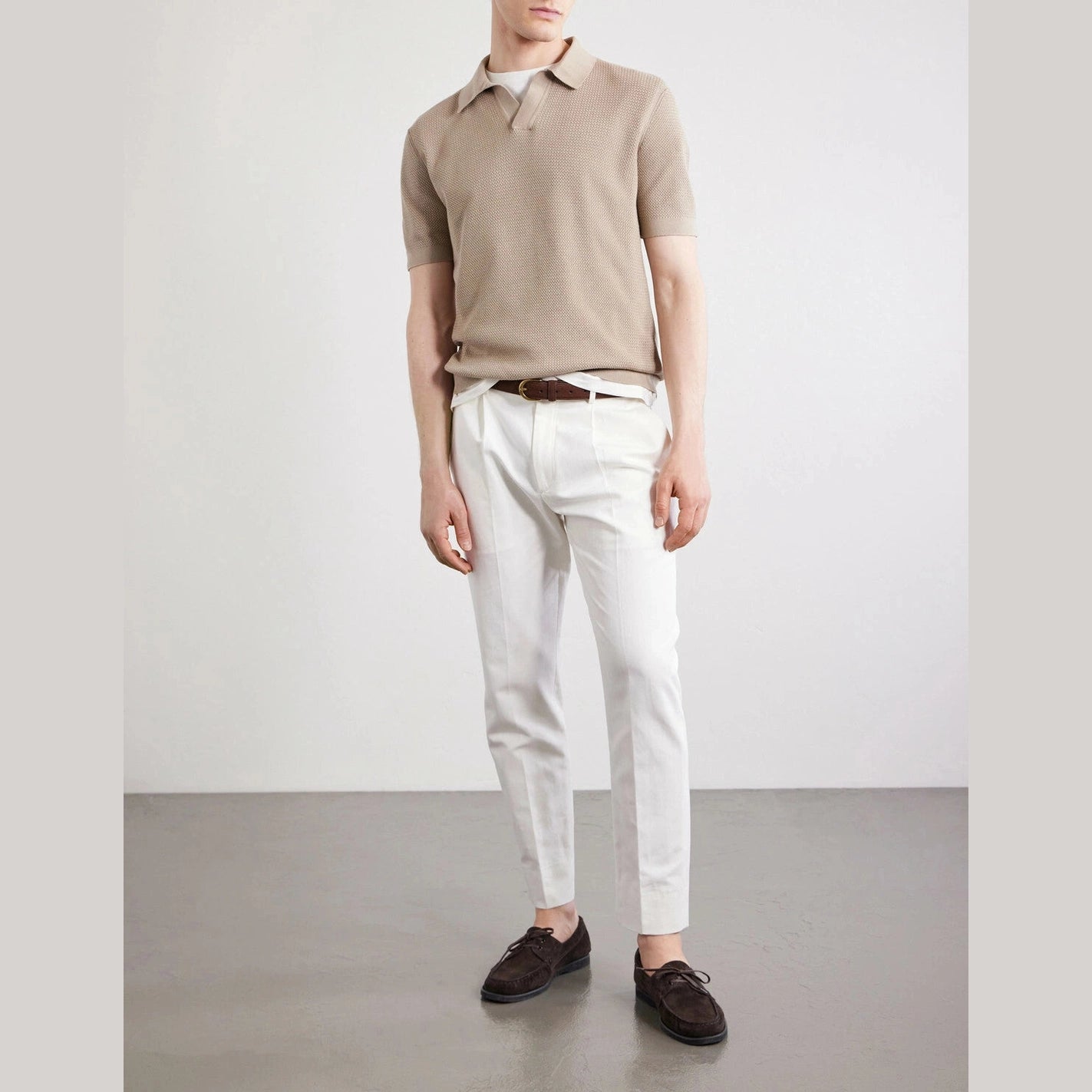 Polo Zegna - Coton - Beige