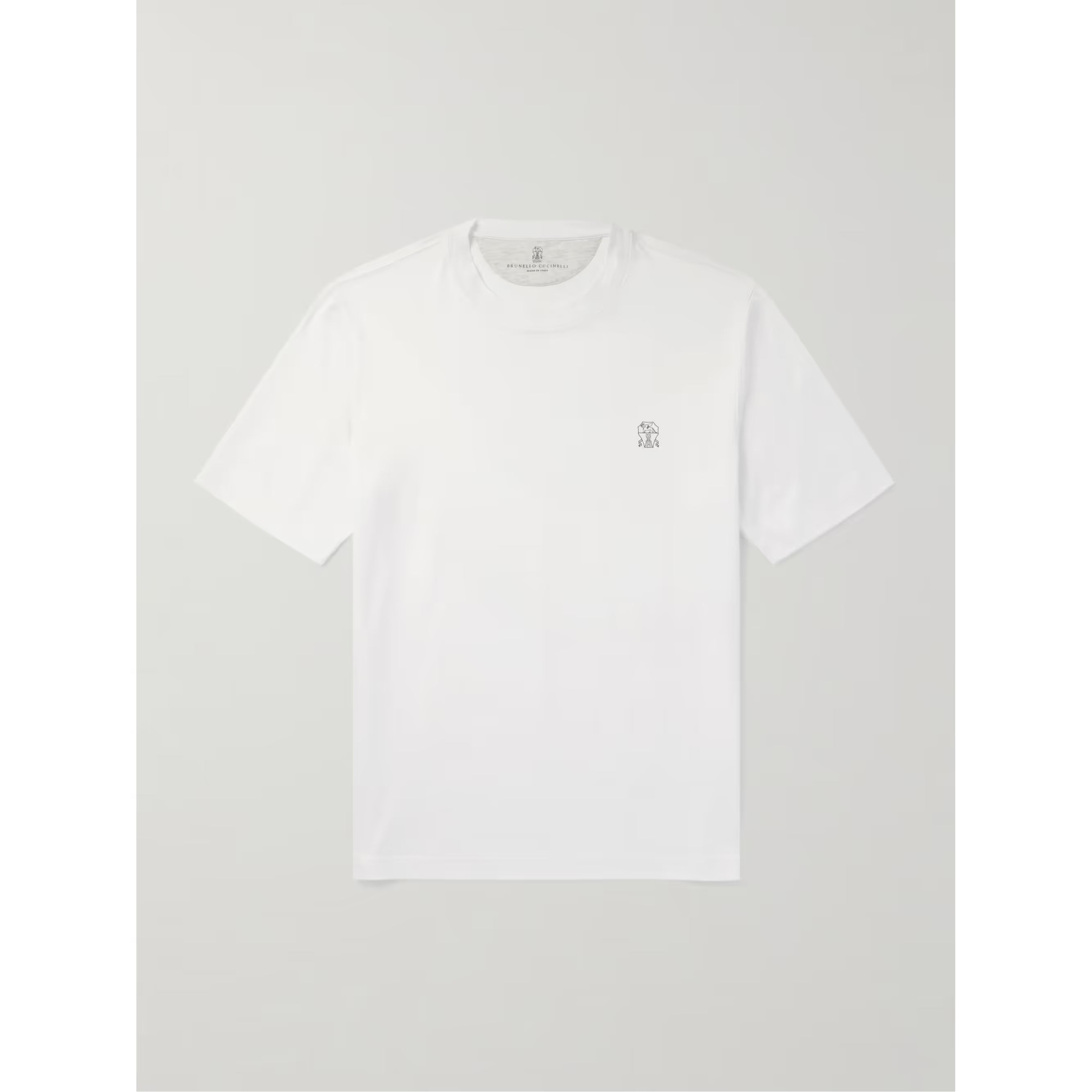 T-Shirt Brunello Cucinelli - Coton - Blanc