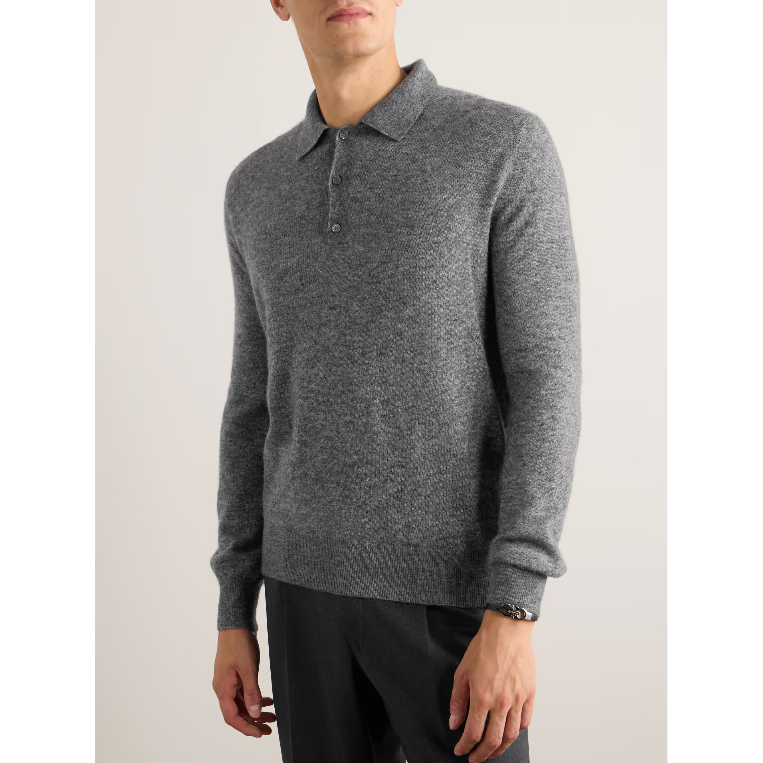Polo Loro Piana - Baby Cashmere - Gris