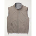 Gilet Zegna-  Reversible Micofibre and Cashmere - Beige