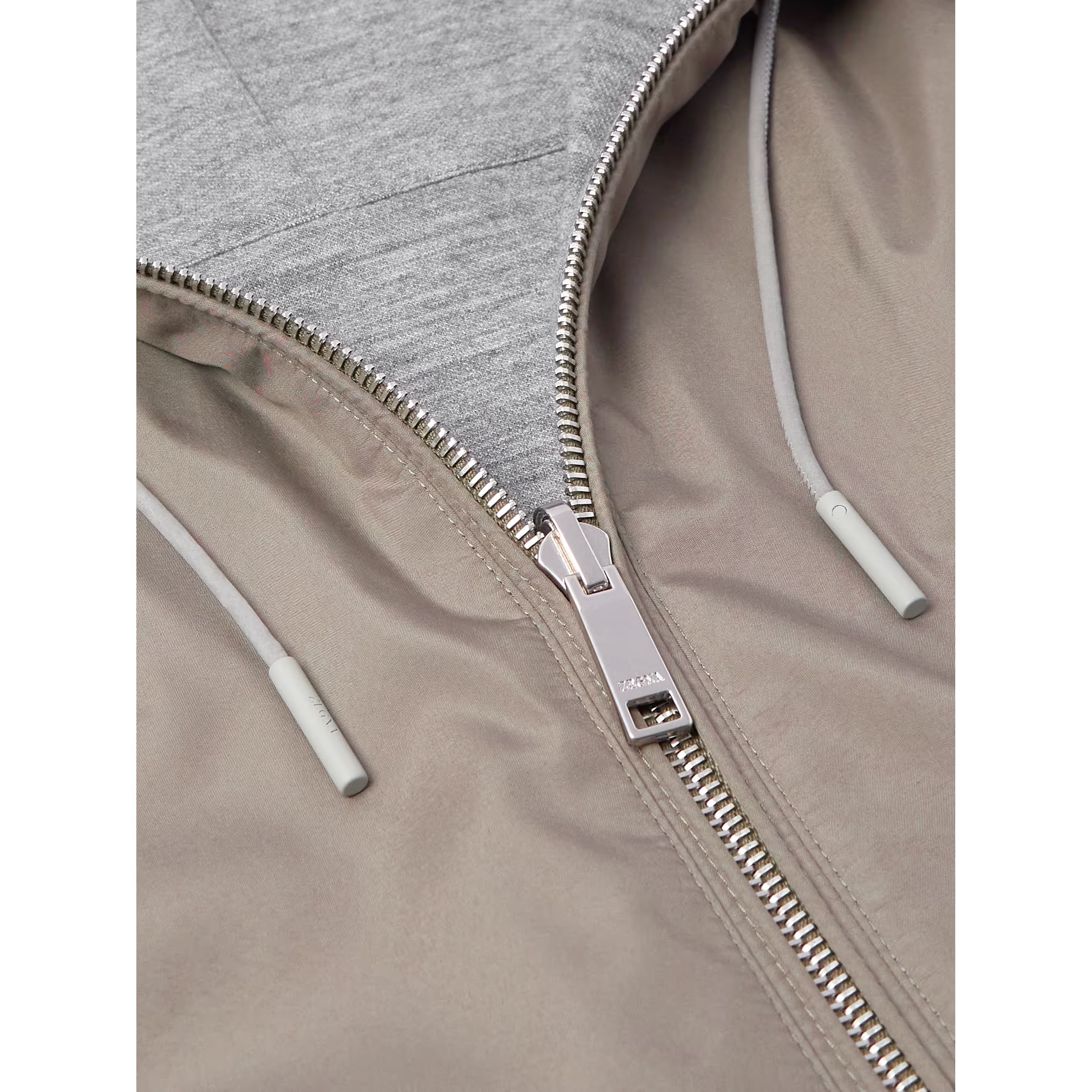 Gilet Zegna-  Reversible Micofibre and Cashmere - Beige