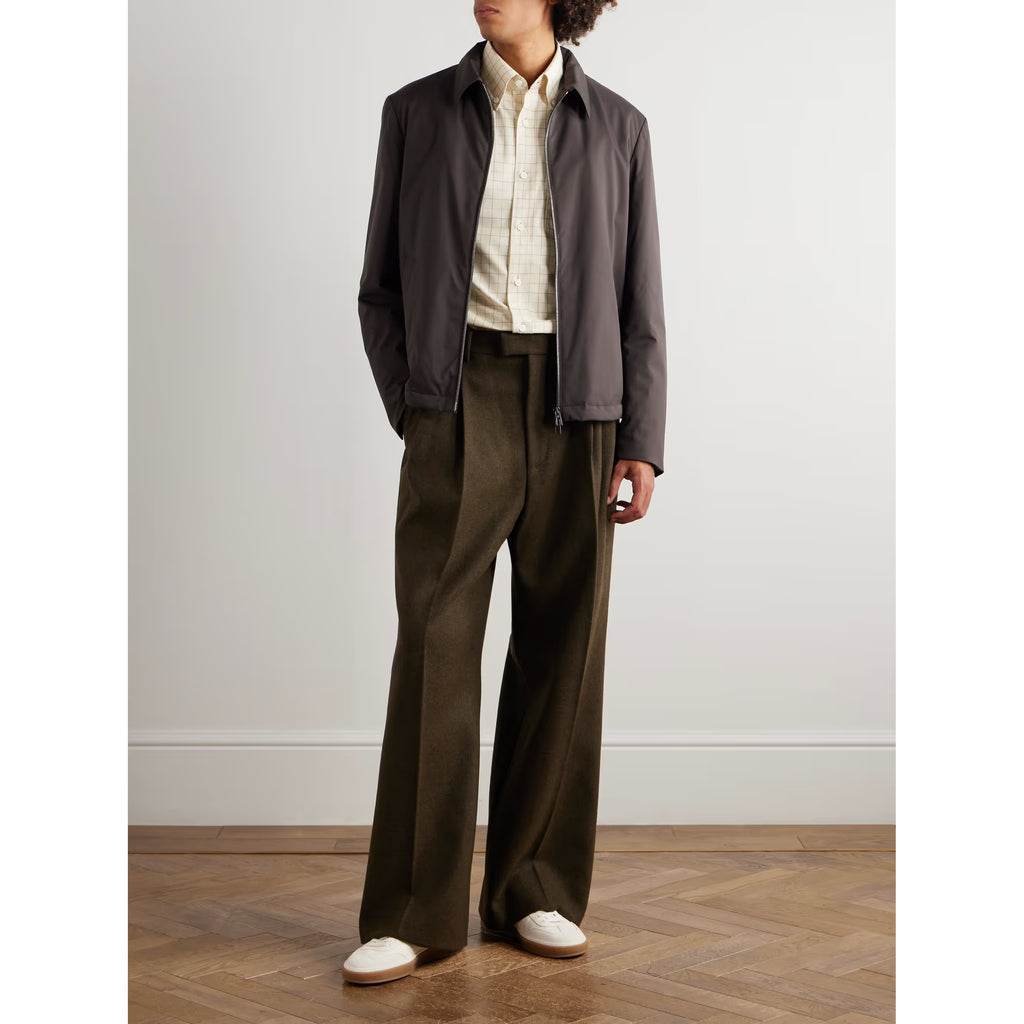 Jacket Loro Piana - Marin Microfibre - Marron