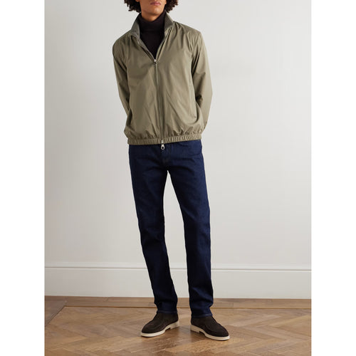 Bomber Loro Piana - En tissu Windmate - Vert