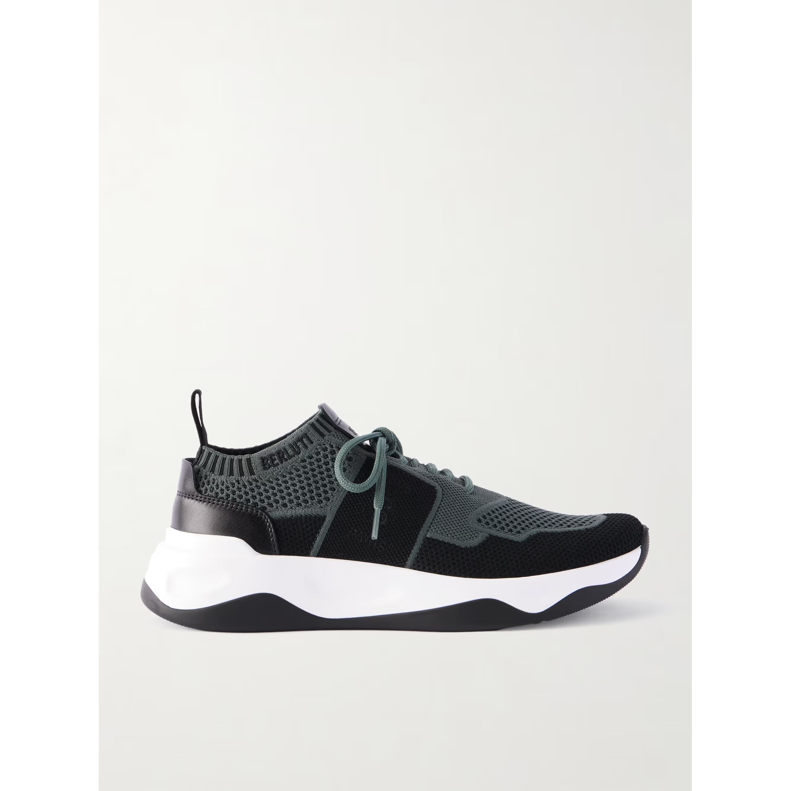 Espadrilles Berluti - Shadow - Lin et Cuir - Bleu/Noir