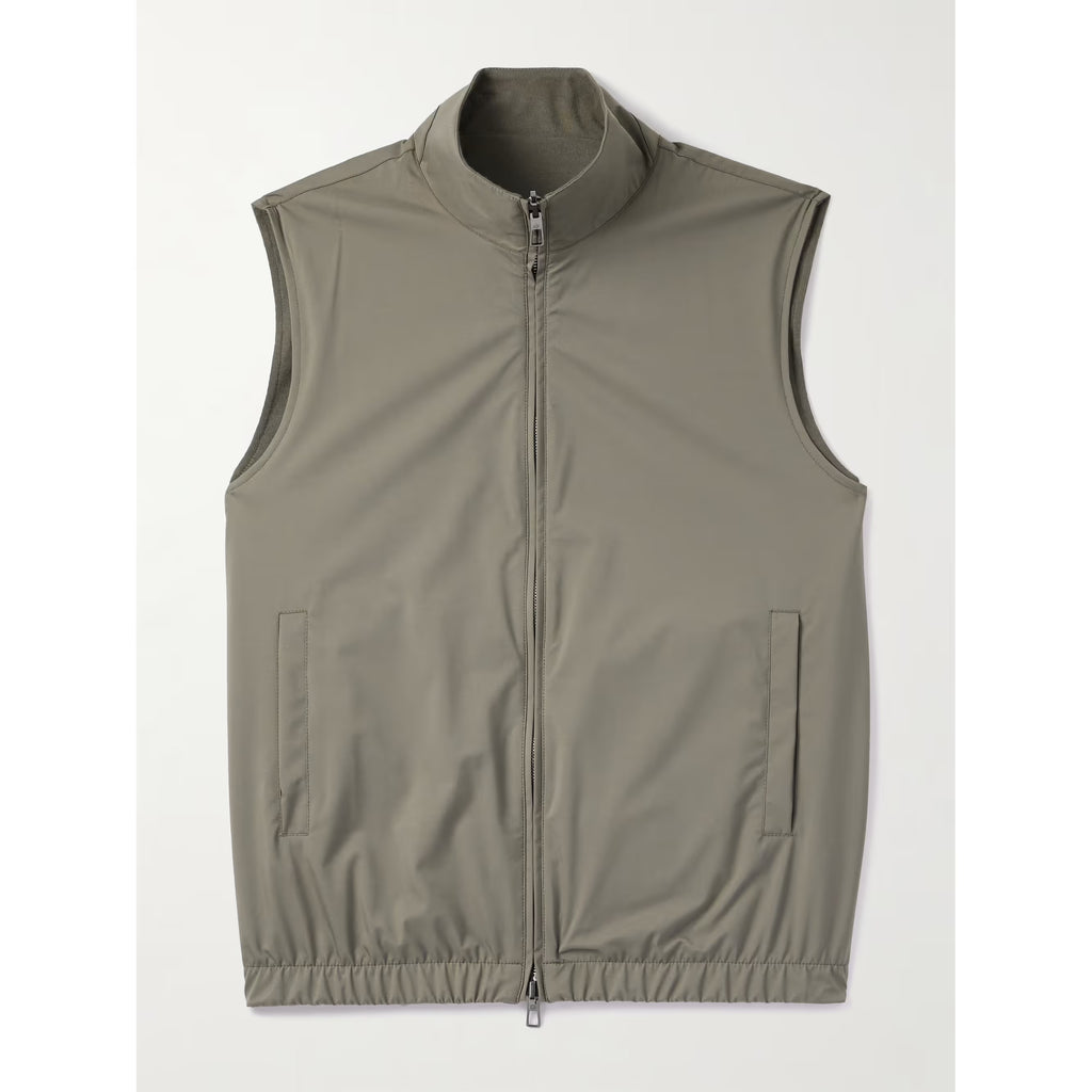 Gilet Loro Piana - Slim-Fit Reversible Storm System® WindWish™ - Vert